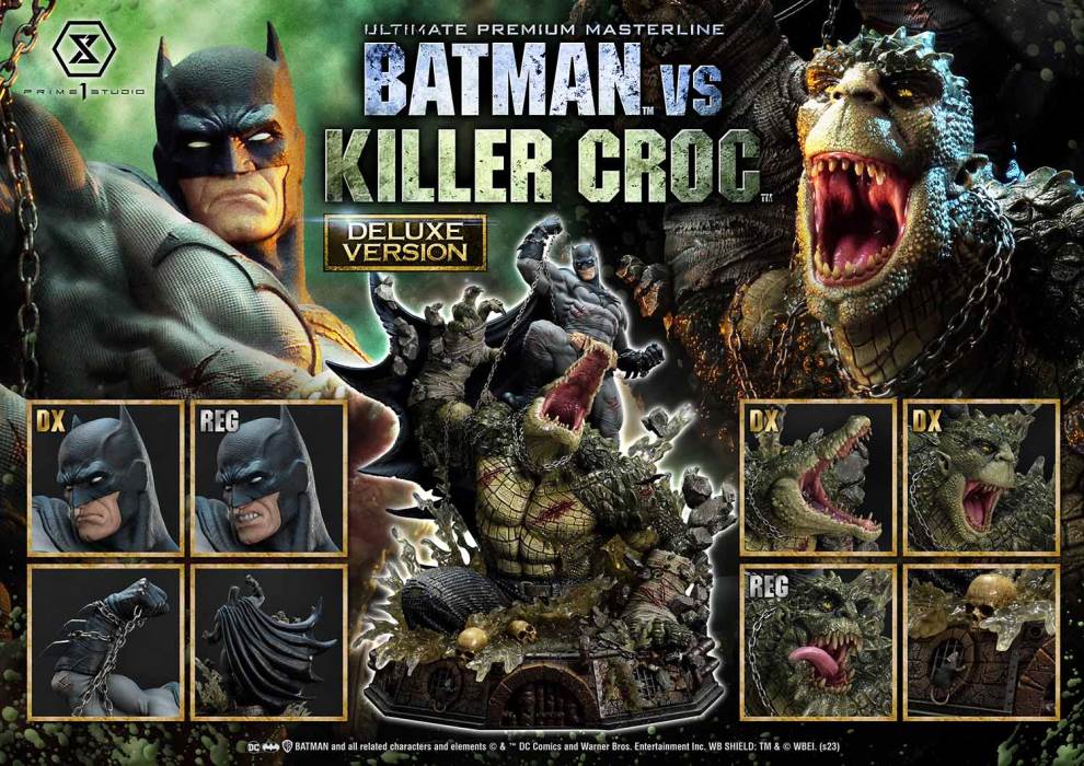 Batman Versus Killer Croc Deluxe Version