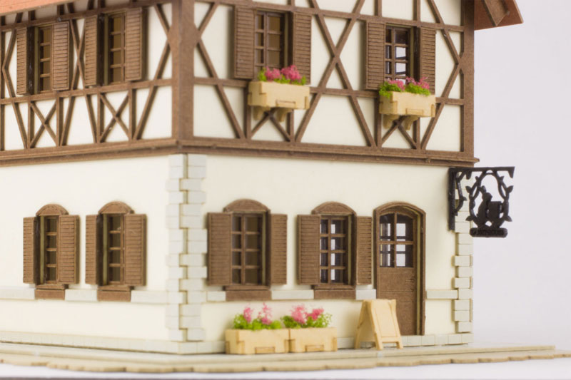 Ani-tecture: 01 Is the order a rabbit?? Rabbit House 1/150 Paper Kit