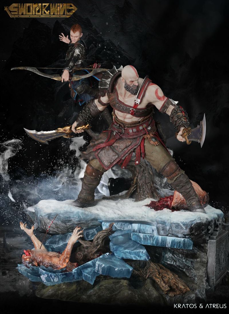 God of War Ragnarok Kratos & Atreus 1/4