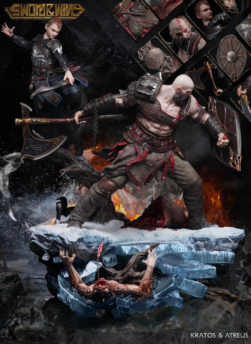 God of War Ragnarok Kratos & Atreus 1/4