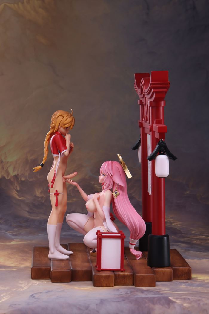 Aether & Yae Miko - Genshin Impact