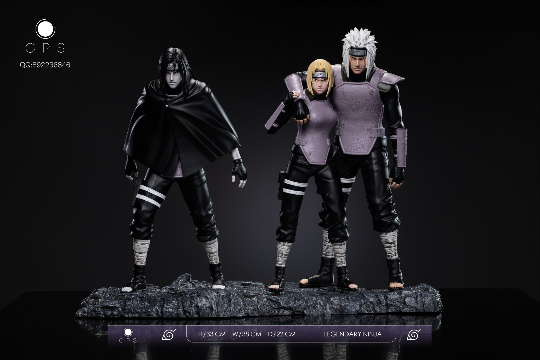 Konoha Sannin Legendary Sannin Jiraiya & Tsunade & Orochimaru - Naruto