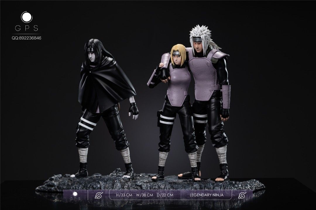 Konoha Sannin Legendary Sannin Jiraiya & Tsunade & Orochimaru - Naruto