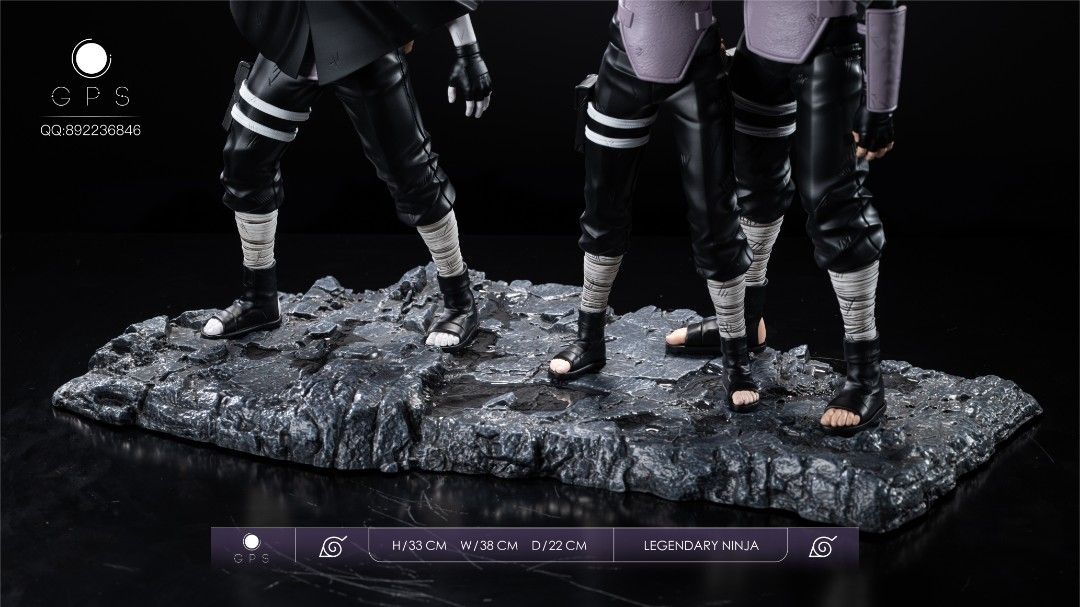 Konoha Sannin Legendary Sannin Jiraiya & Tsunade & Orochimaru - Naruto