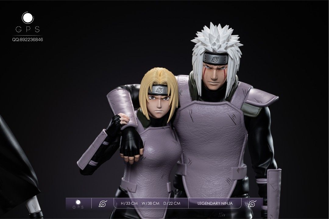 Konoha Sannin Legendary Sannin Jiraiya & Tsunade & Orochimaru - Naruto
