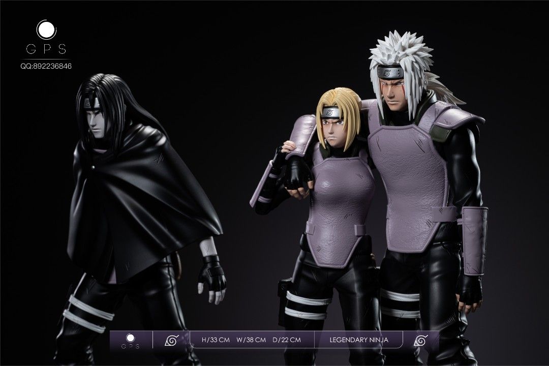 Konoha Sannin Legendary Sannin Jiraiya & Tsunade & Orochimaru - Naruto