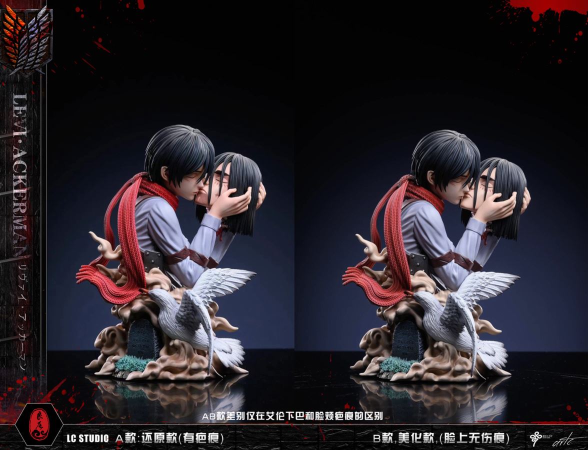 Eren & Mikasa Bust - Attack On Titan