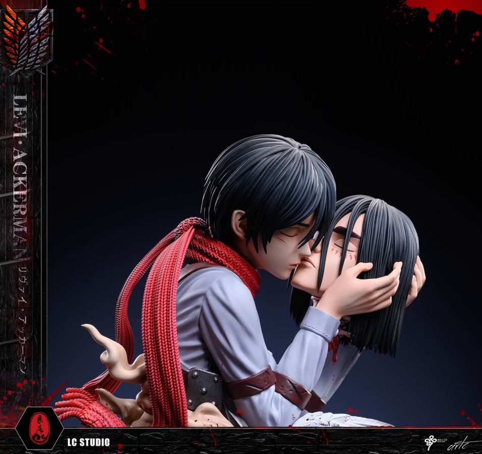 Eren & Mikasa Bust - Attack On Titan