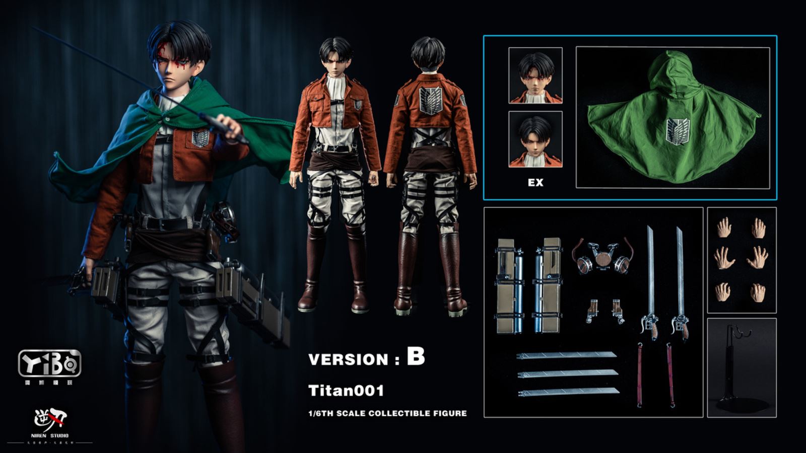 Levi Ackerman - Attack On Titan 1/6