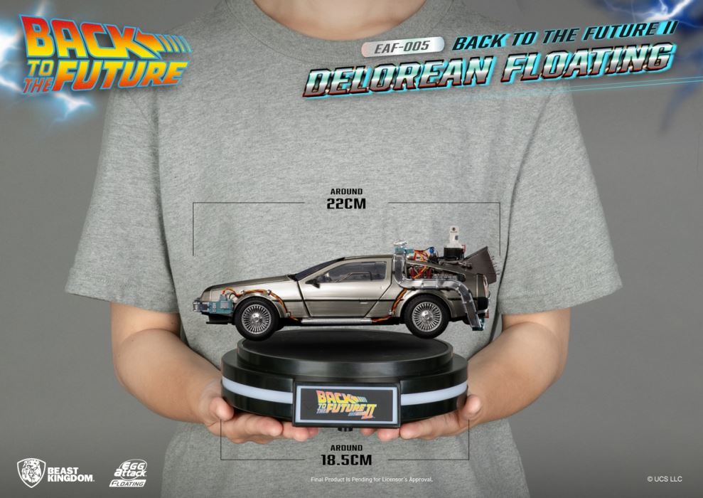 Back to the Future II: floating DeLorean