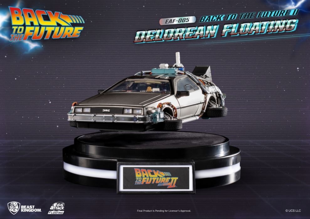 Back to the Future II: floating DeLorean