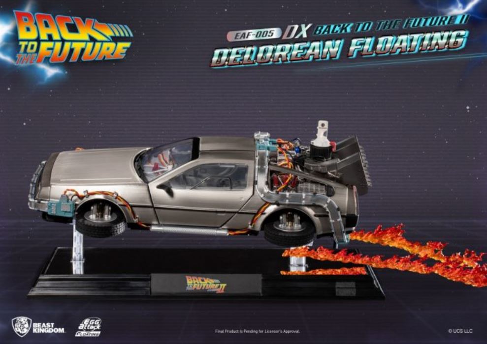 Back to the Future II: floating DeLorean