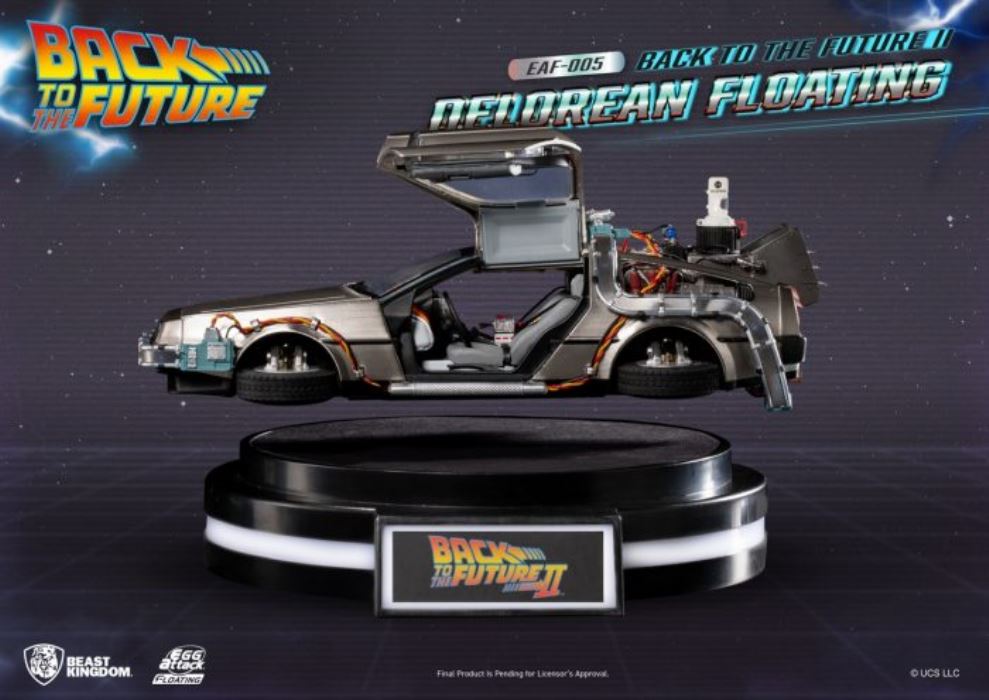 Back to the Future II: floating DeLorean