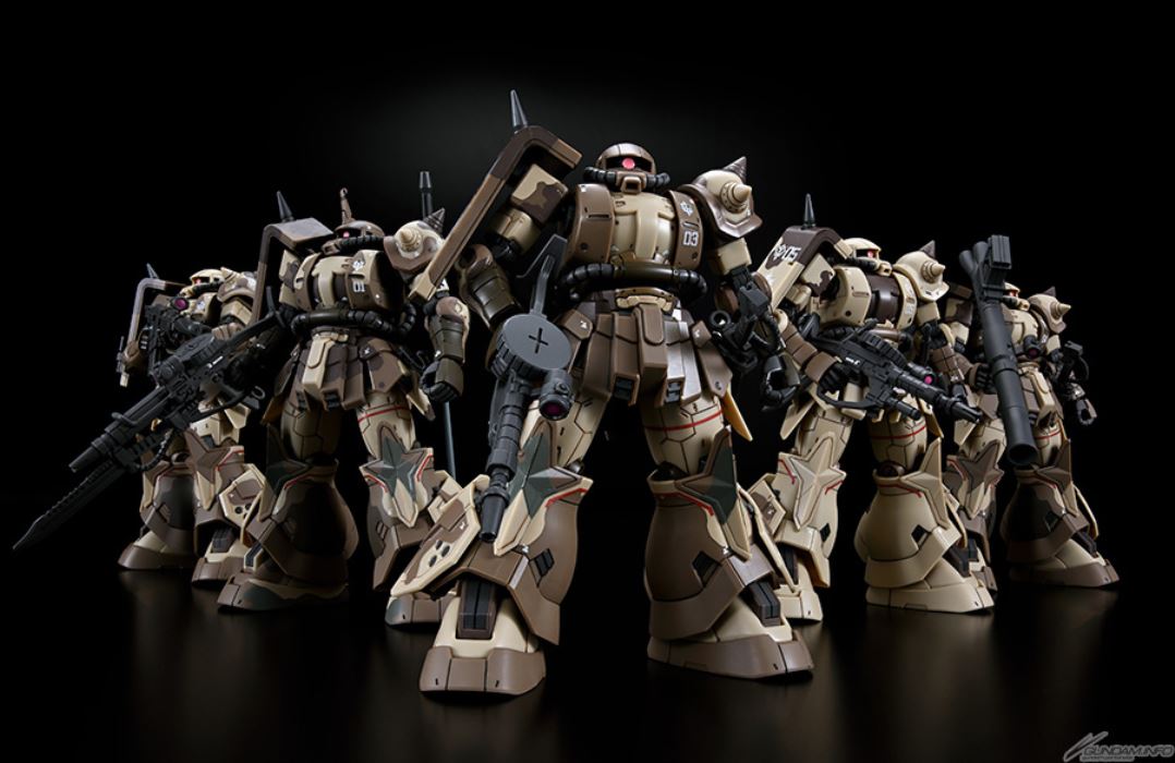 HG 1/144 High Mobility Type Zaku Ground Use (Sanho Machine)