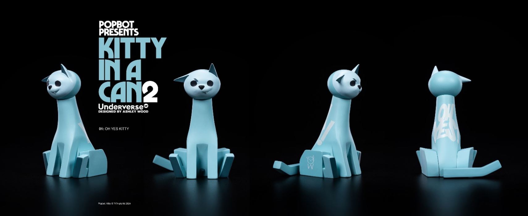 Popbot series blind box Kitty In A Can! 2