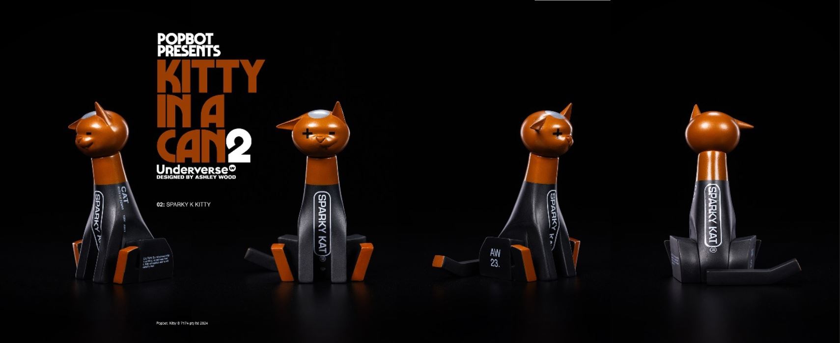 Popbot series blind box Kitty In A Can! 2