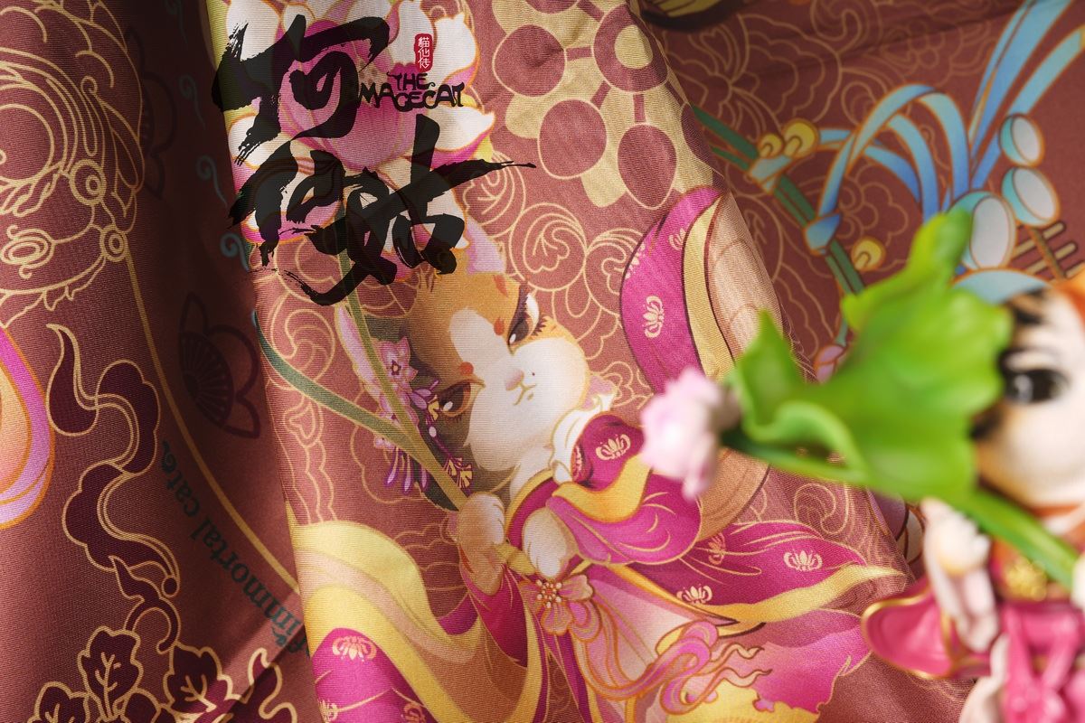 Eight Immortals and Nine Cats Meow Eight Immortals - He Xiangu