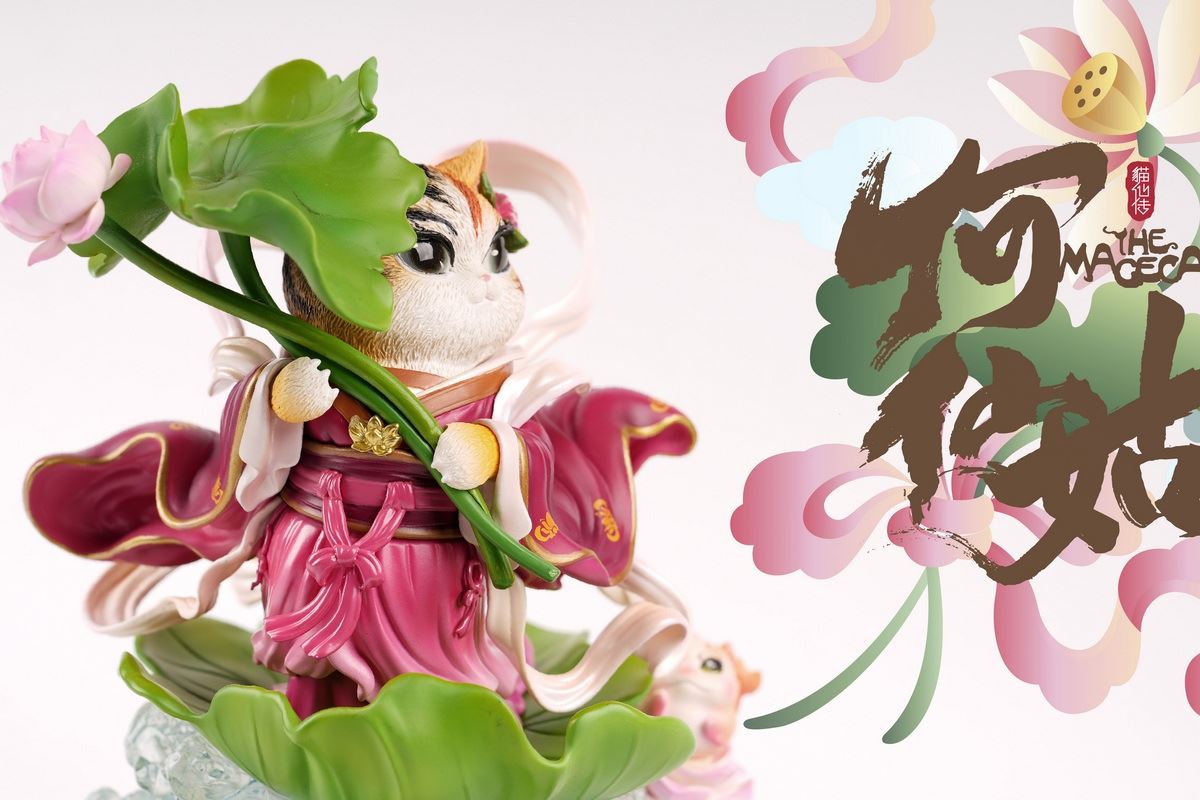 Eight Immortals and Nine Cats Meow Eight Immortals - He Xiangu