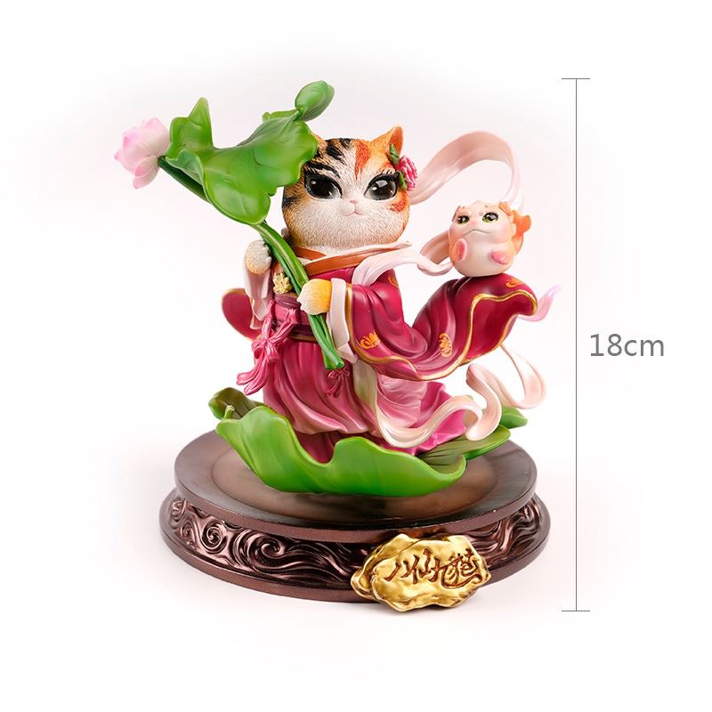 Eight Immortals and Nine Cats Meow Eight Immortals - He Xiangu