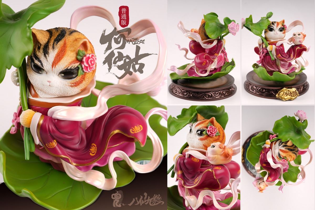 Eight Immortals and Nine Cats Meow Eight Immortals - He Xiangu