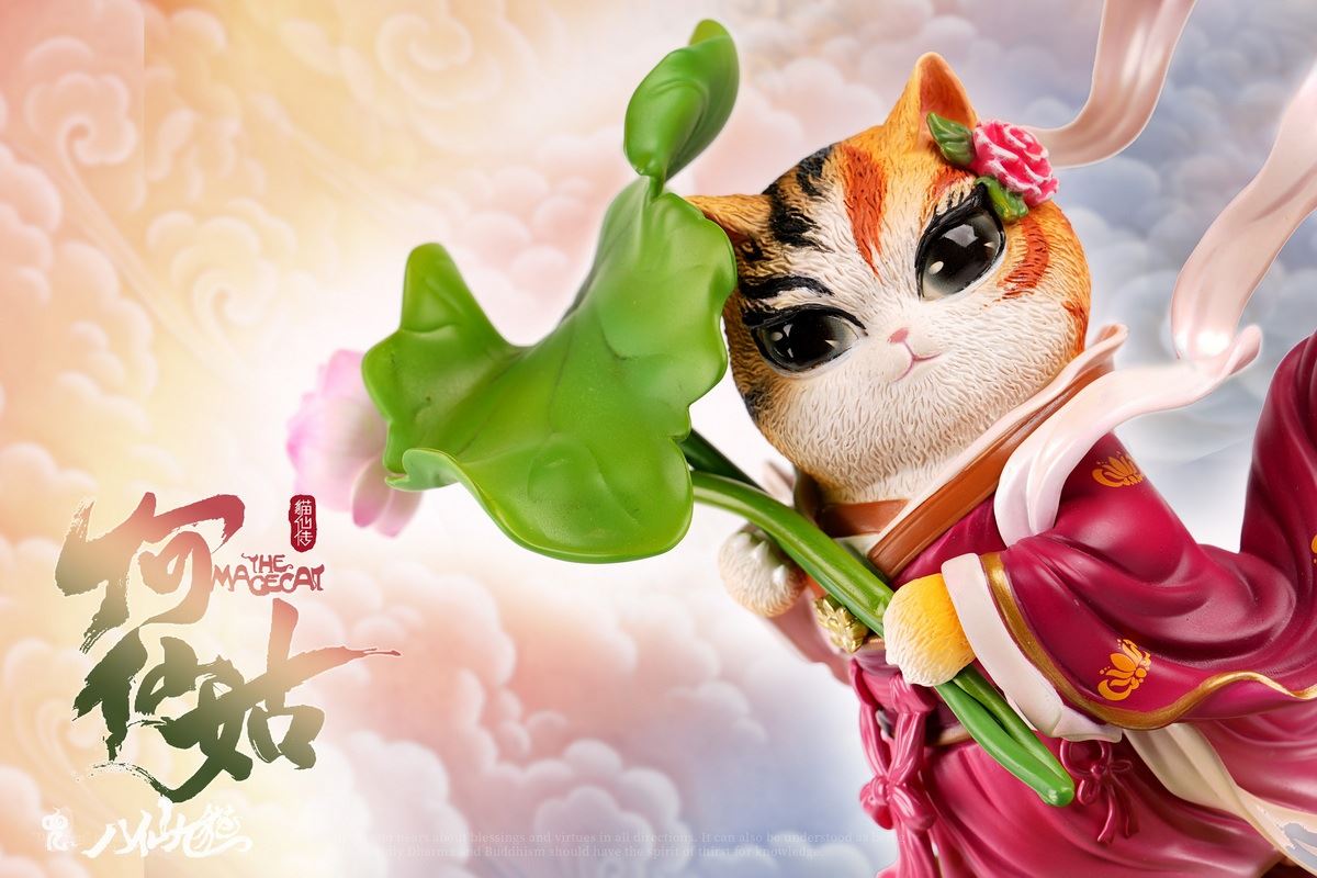Eight Immortals and Nine Cats Meow Eight Immortals - He Xiangu