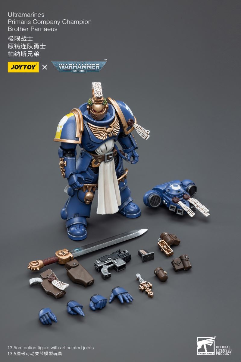 Warhammer 40,000 Ultramarines Primaris Company Champion Brother Parnaeus