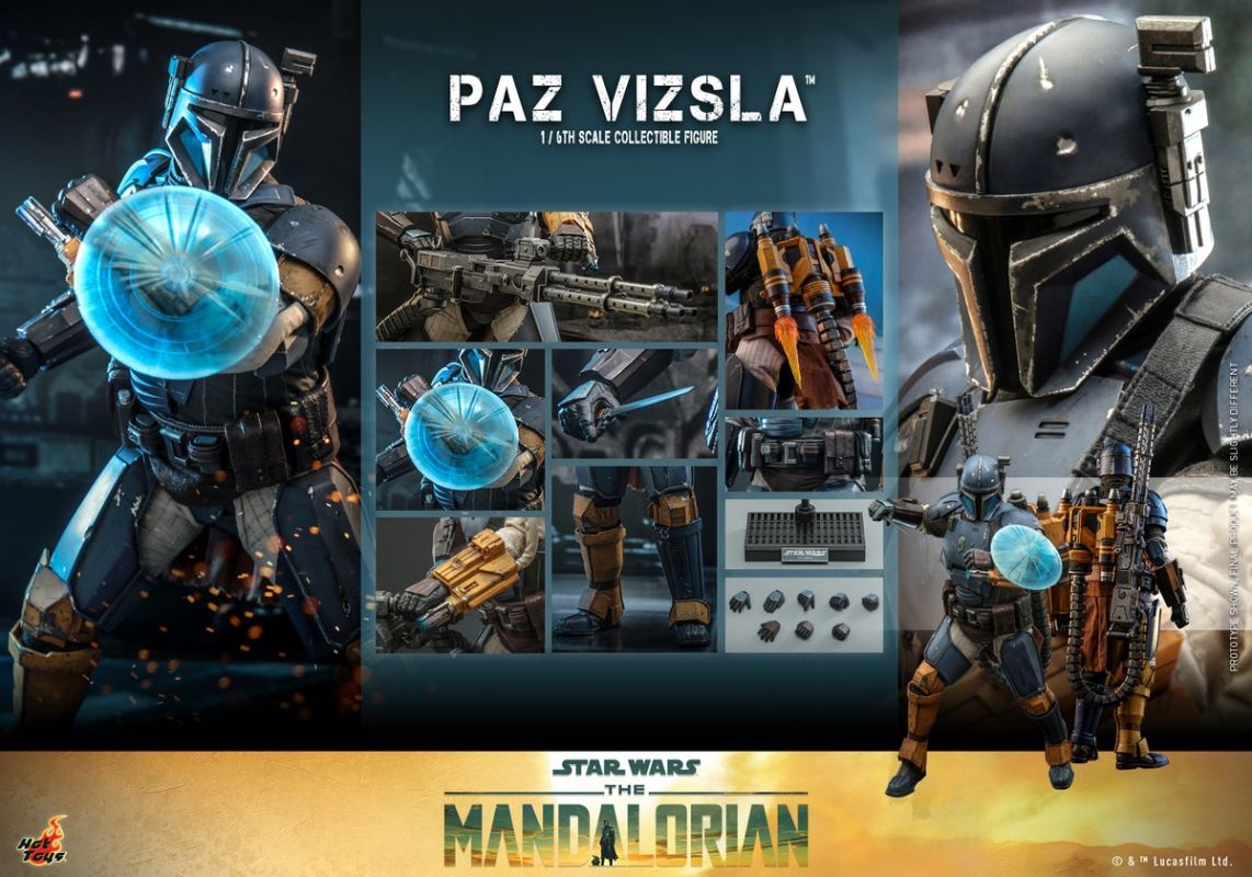 Star Wars The Mandalorian Paz Vizsla 1/6