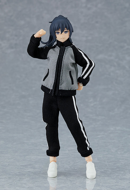figma Female Body (Makoto) with Tracksuit + Tracksuit Skirt Outfit