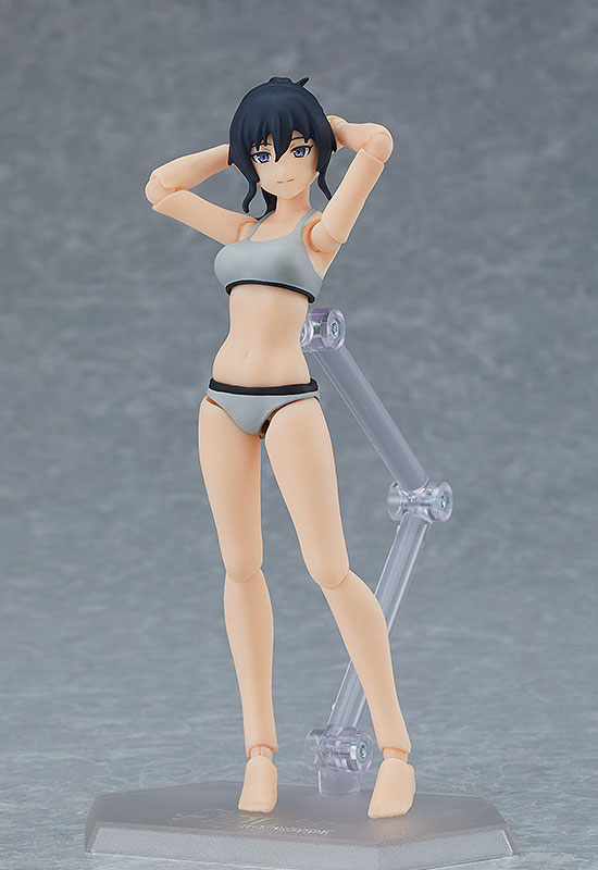 figma Female Body (Makoto) with Tracksuit + Tracksuit Skirt Outfit