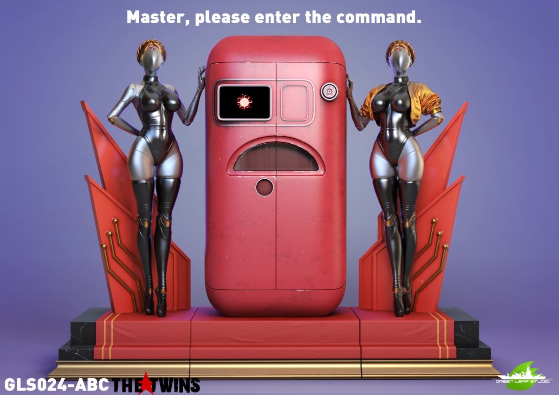 Atomic Core - Twin Female Robot & Refrigerator