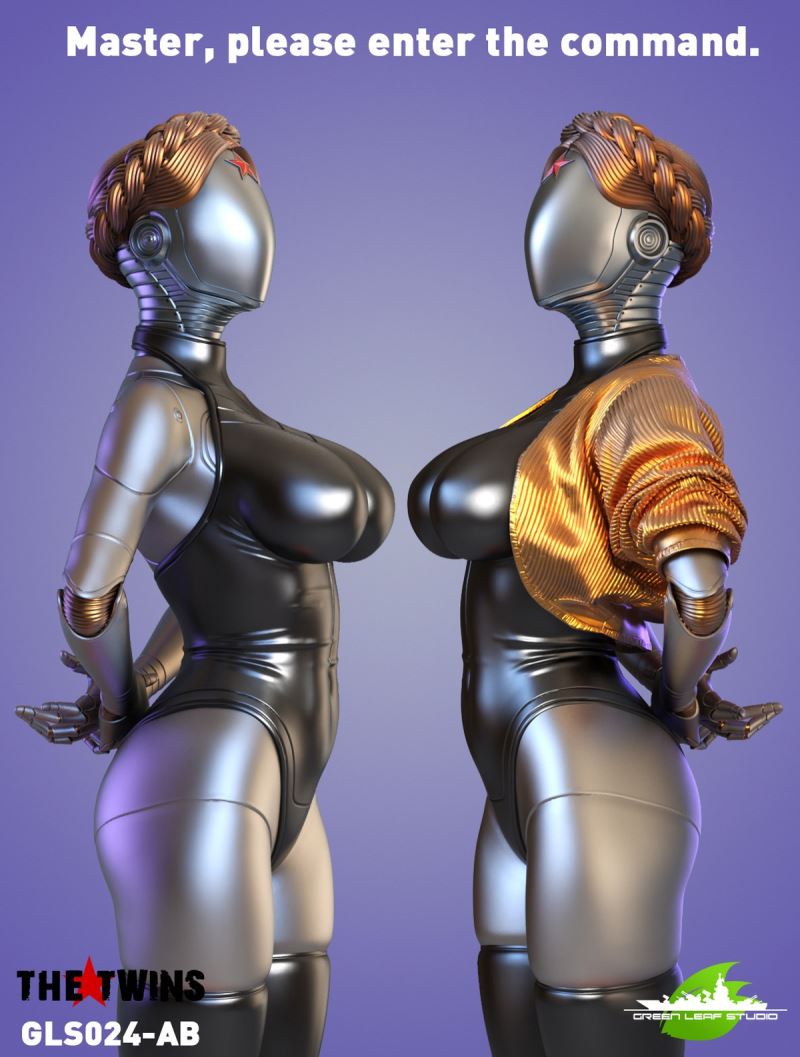 Atomic Core - Twin Female Robot & Refrigerator