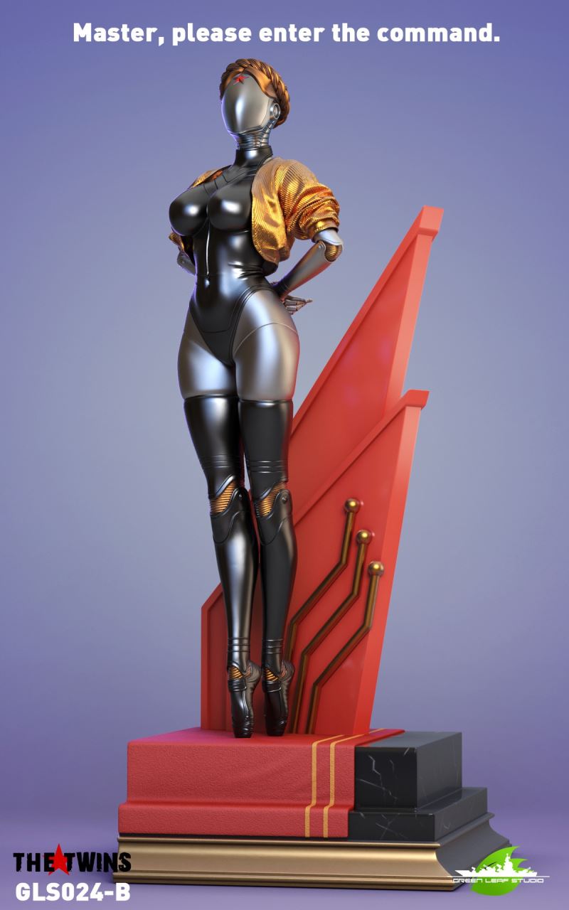 Atomic Core - Twin Female Robot & Refrigerator