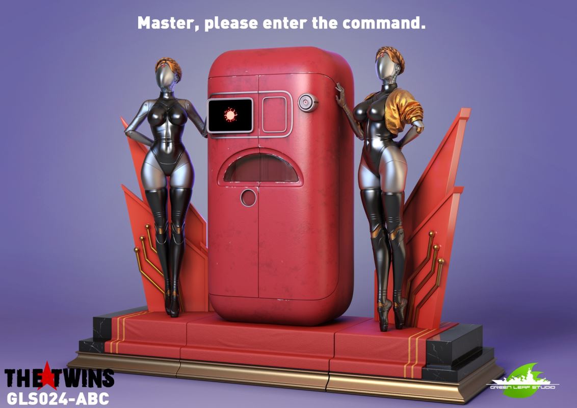 Atomic Core - Twin Female Robot & Refrigerator