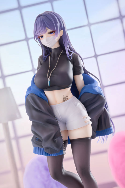 Masked Girl - Yuna illustration by Biya 1/7