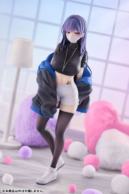 Masked Girl - Yuna illustration by Biya 1/7