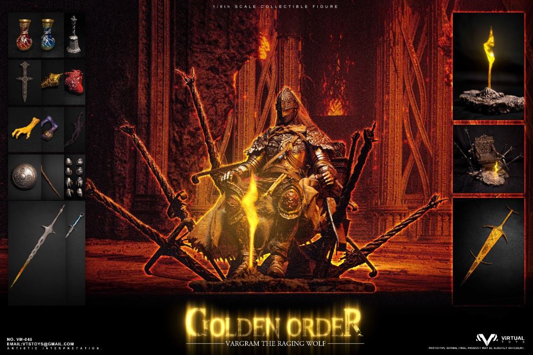 GOLDEN ORDER VARGARM THE RAGING WOLF 1/6