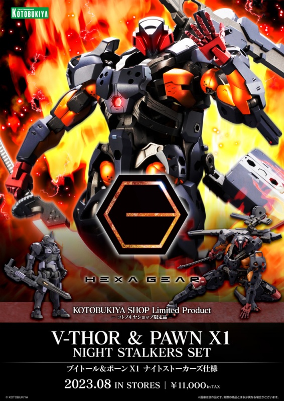 V-Thor & Pawn X 1 Night Stalkers Set
