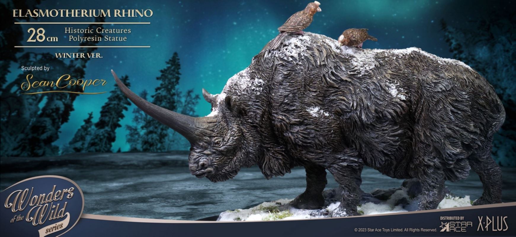 Prehistoric Animal Series - Plate-toothed Rhinoceros (Snow Special Edition)