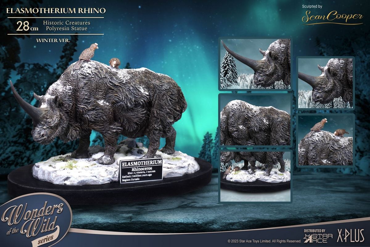 Prehistoric Animal Series - Plate-toothed Rhinoceros (Snow Special Edition)
