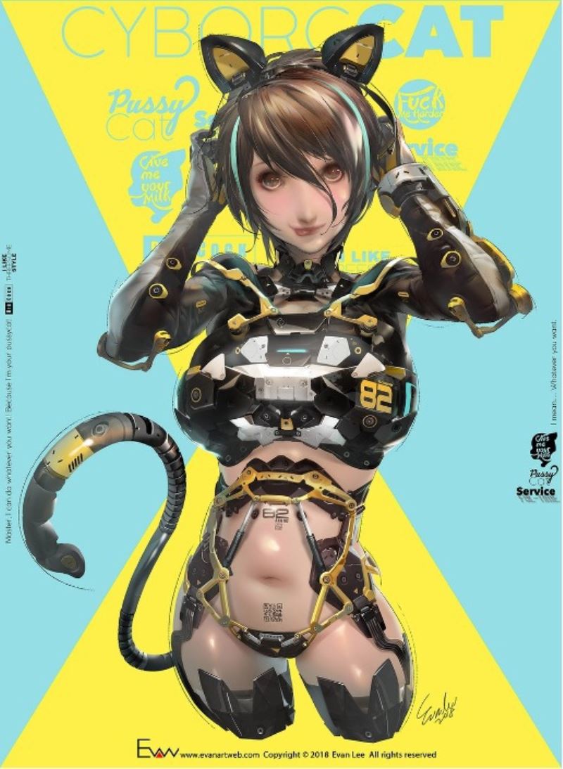 Cyborg Cat 1/4