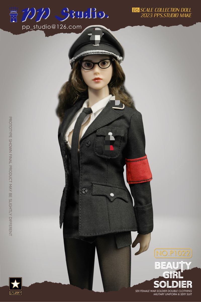 Beauty girl soldier series No. P1022 1/6