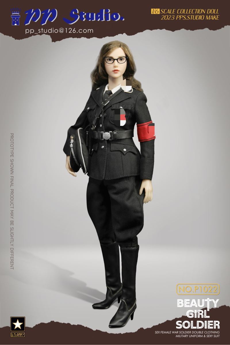 Beauty girl soldier series No. P1022 1/6