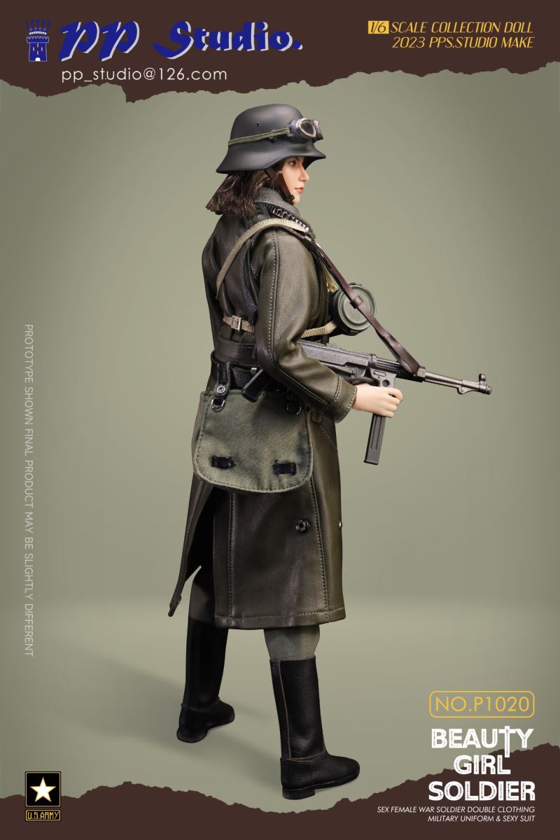 Beauty girl soldier series No. P1020 1/6