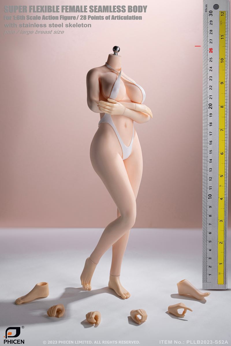 European and American Super Flexible Female Seamless Body 1/6
