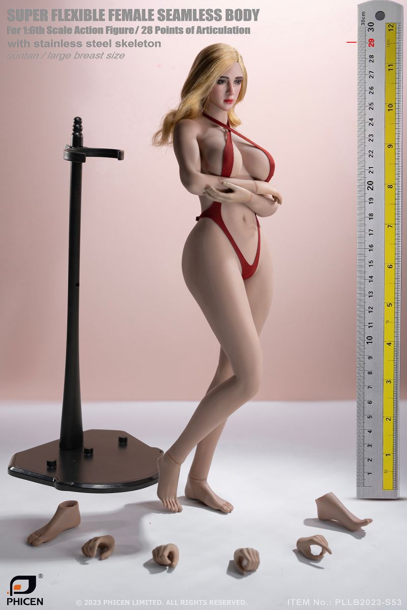 European and American Super Flexible Female Seamless Body 1/6
