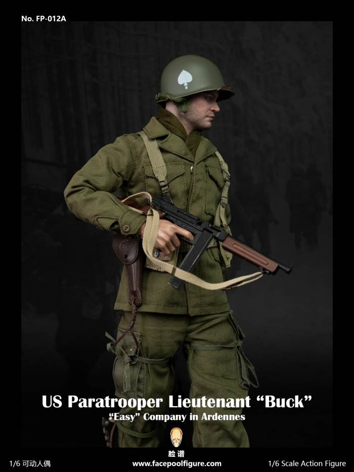 World War II U.S. Airborne Division - E Company Lieutenant (FP012A/B) 1/6