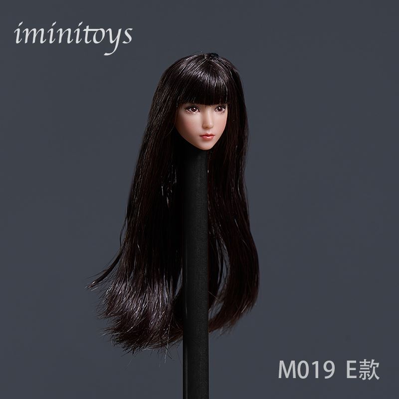 Female Girl Head Carving (M019) 1/12