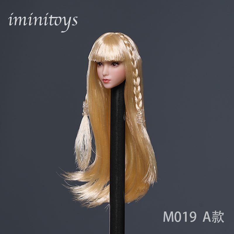 Female Girl Head Carving (M019) 1/12