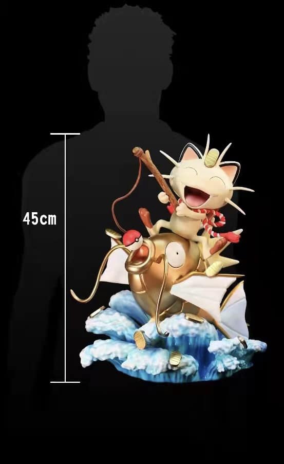 Meow & Golden Carp King - Pokemon