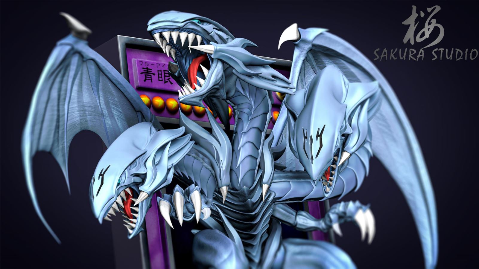 Blue-Eyes Ultimate Dragon Frame - Digimon